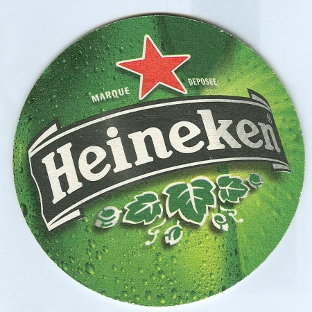 Heineken podstawka Awers