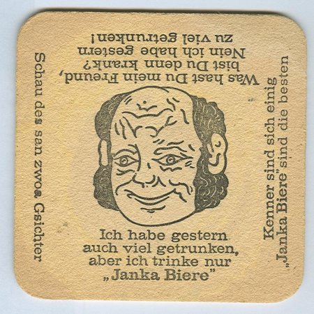Janka podstawka Awers