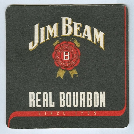 Jim Beam podstawka Awers