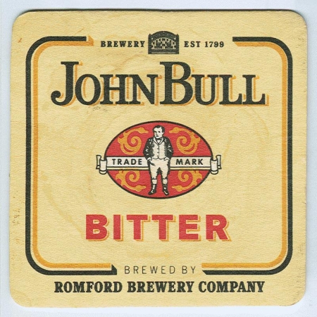 John Bull podstawka Awers