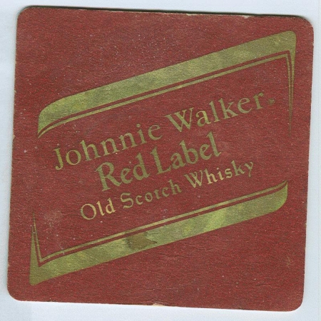 Johnnie Walker podstawka Awers