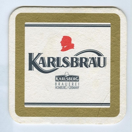 Karlsbräu podstawka Awers