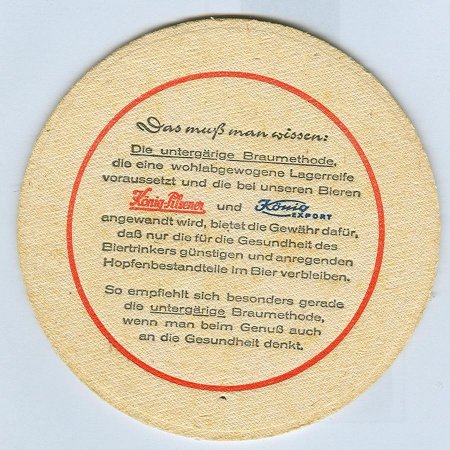 König podstawka Rewers