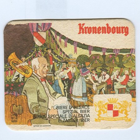 Kronenbourg podstawka Awers