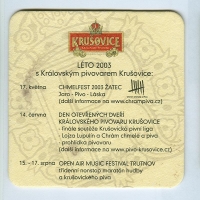 Krusovice podstawka Rewers