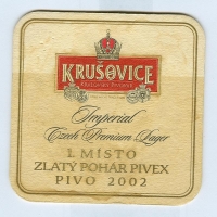 Krusovice podstawka Awers
