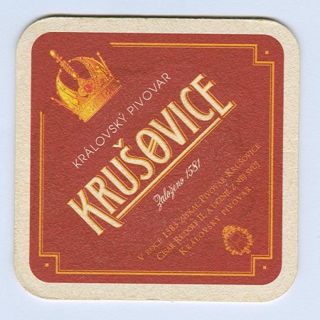 Krusovice podstawka Rewers