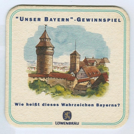 Löwenbräu podstawka Awers
