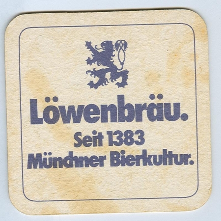 Löwenbräu podstawka Rewers