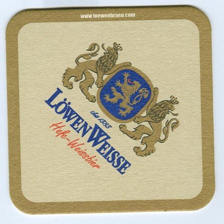 Löwenbräu podstawka Awers