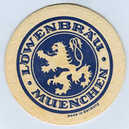 Löwenbräu podstawka Awers