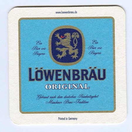 Löwenbräu podstawka Awers