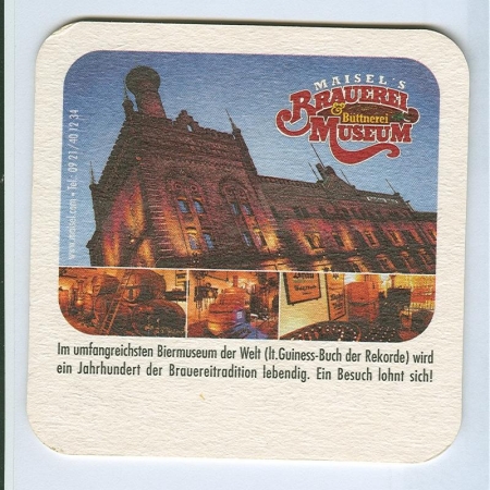 Maisel´s Weisse podstawka Rewers
