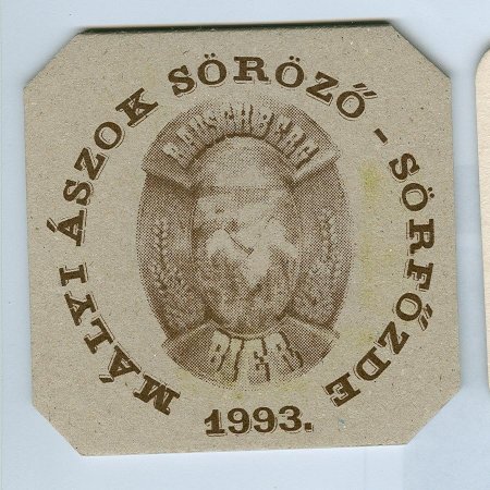 Mátyás ászok sörözõ - sörfõzde podstawka Awers