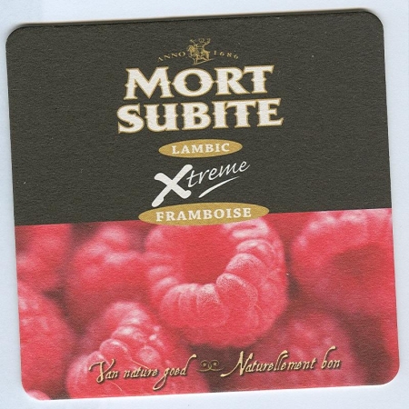 Mort Subite podstawka Awers