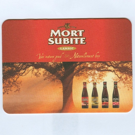 Mort Subite podstawka Awers