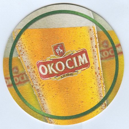 Okocim podstawka Rewers