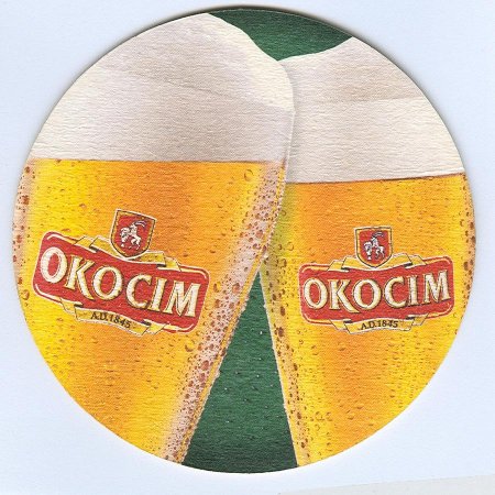 Okocim podstawka Rewers