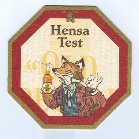 Old Speckled Hen podstawka Awers