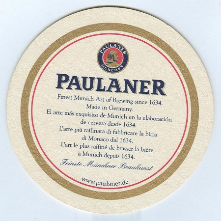 Paulaner podstawka Rewers