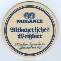 Paulaner podstawka Awers