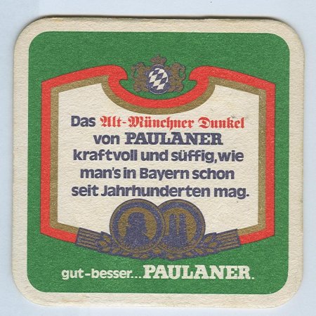 Paulaner podstawka Rewers