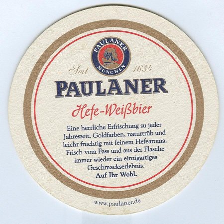 Paulaner podstawka Rewers