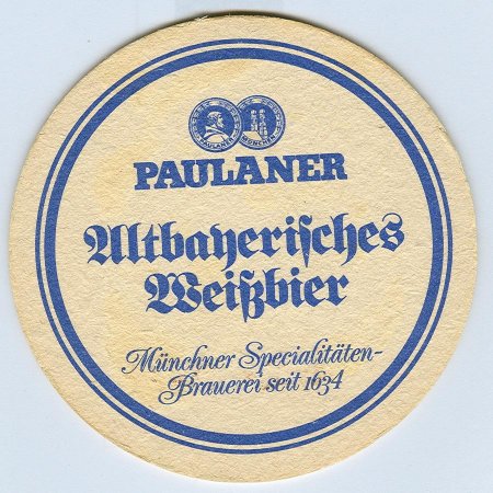 Paulaner podstawka Awers
