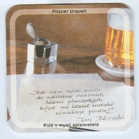 Pilsner Urquell podstawka Awers