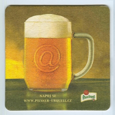 Pilsner Urquell podstawka Awers