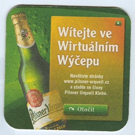 Pilsner Urquell podstawka Awers