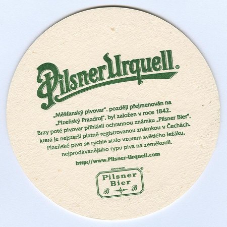 Pilsner Urquell podstawka Rewers