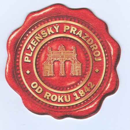 Pilsner Urquell podstawka Awers