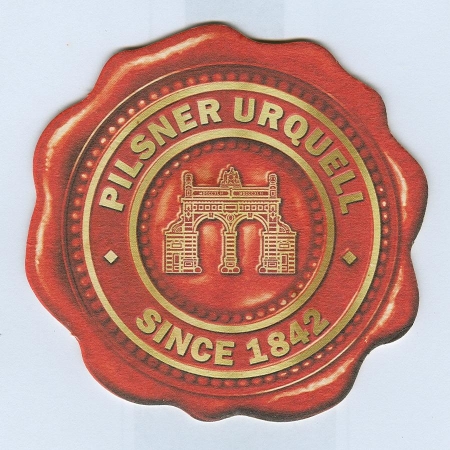 Pilsner Urquell podstawka Awers