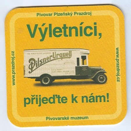Pilsner Urquell podstawka Awers
