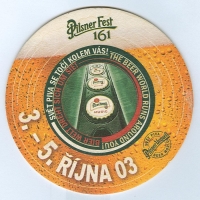 Pilsner Urquell podstawka Awers