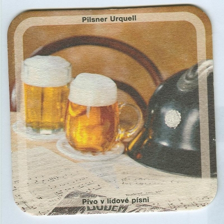 Pilsner Urquell podstawka Awers