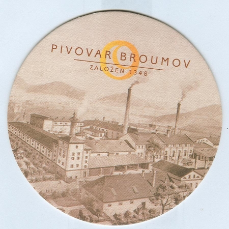 Pivovar Broumov podstawka Awers