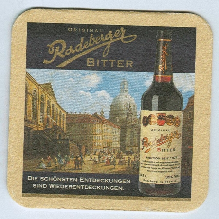 Radeberger podstawka Awers