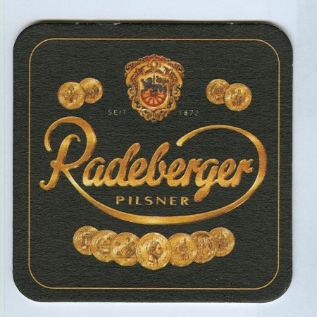 Radeberger podstawka Awers
