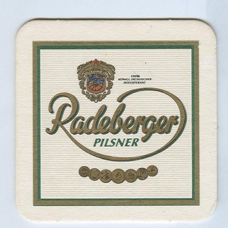 Radeberger podstawka Awers