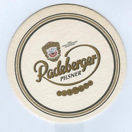 Radeberger podstawka Awers