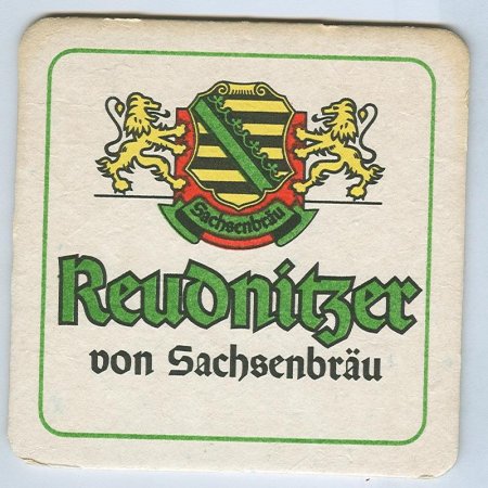 Reudnitzer podstawka Awers