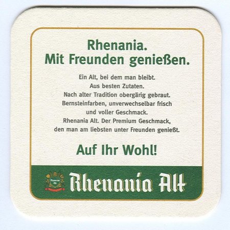 Rhenania alt podstawka Rewers