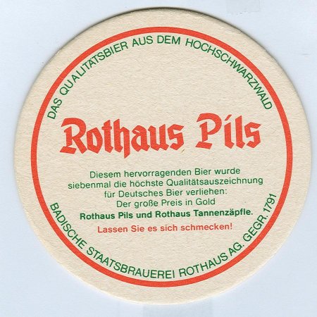 Rothaus podstawka Rewers