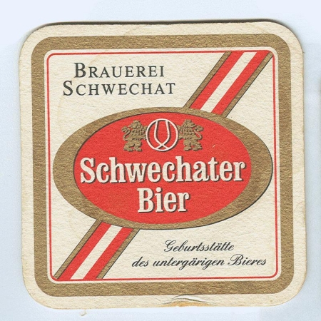 Schwechater podstawka Awers