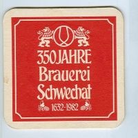 Schwechater podstawka Awers