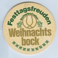 Schwechater podstawka Awers