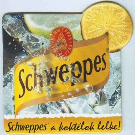 Schweppes podstawka Awers