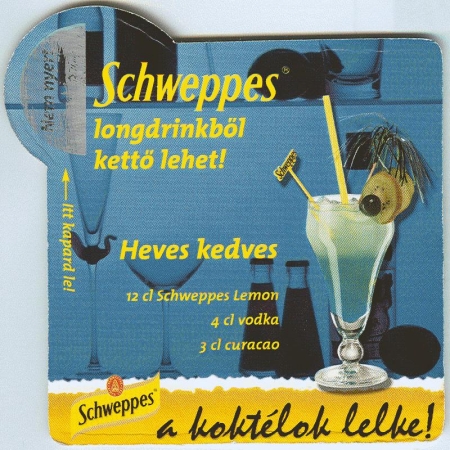 Schweppes podstawka Rewers